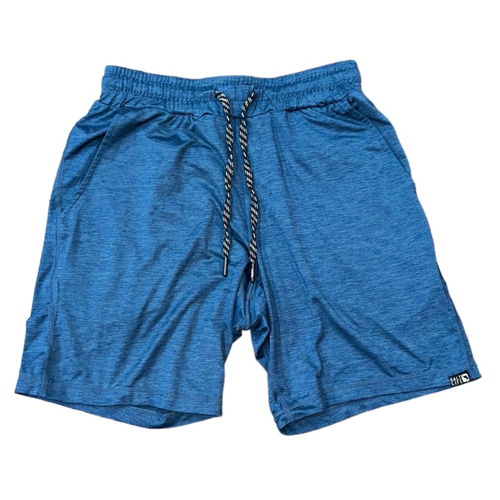 Men's Salt Life SLK Stride Outseam Heathered-Knit Shorts Size Small